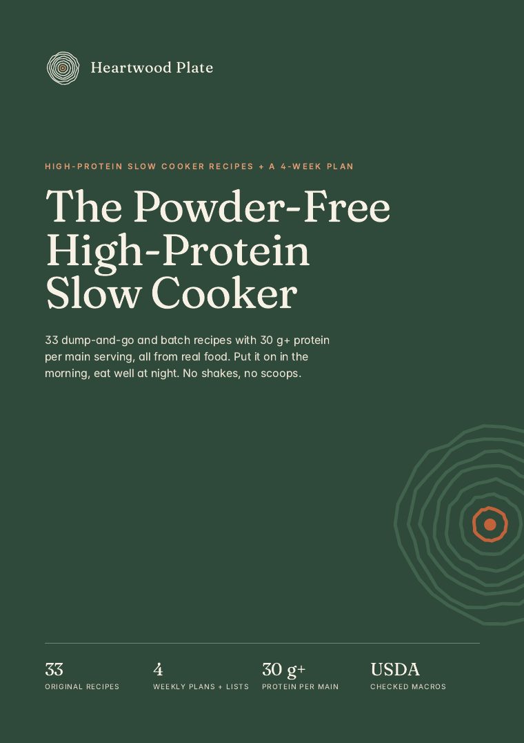 Cover of The Powder-Free High-Protein Slow Cooker