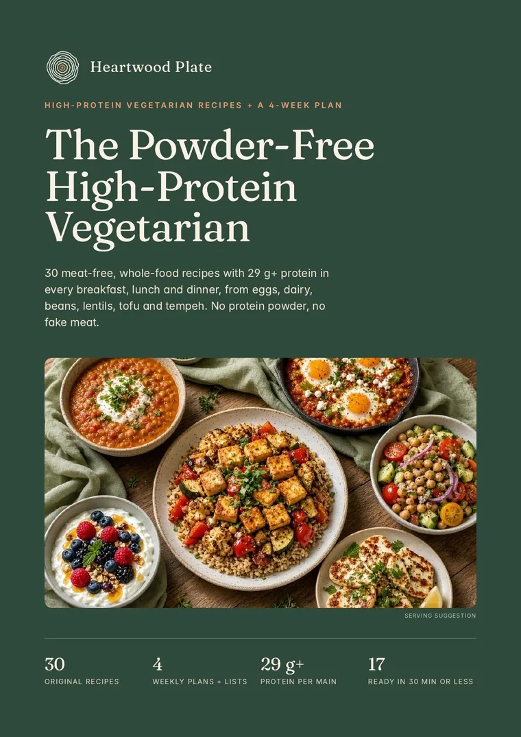 Cover of The Powder-Free High-Protein Vegetarian